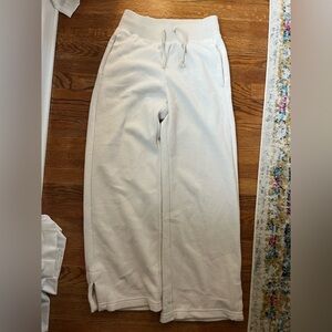 Nike fleece wide leg sweatpants